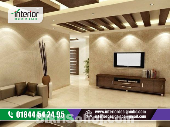 Drawing Room Ceiling Interior Design In Bangladesh